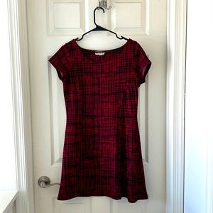 Cute red and black dress